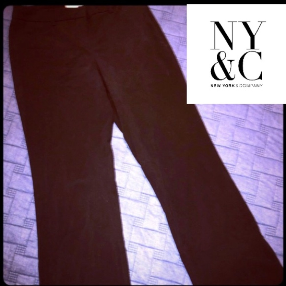 NY&CO Stretch Black Trouser Slacks